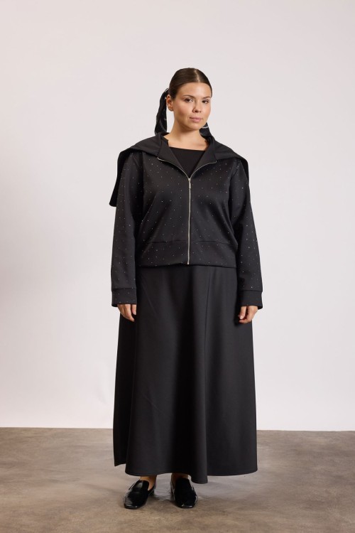 Scuba Taşlı Takım  Siyah