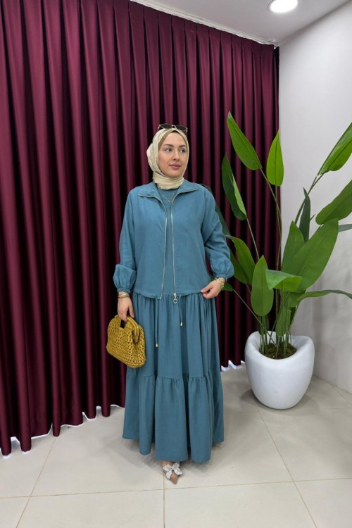 Vesly Takım Petrol Mavisi