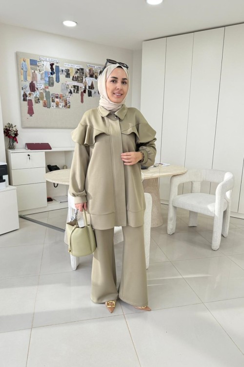 Volanlı Scuba Takım Haki