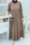 Yonca Elbise Kahverengi