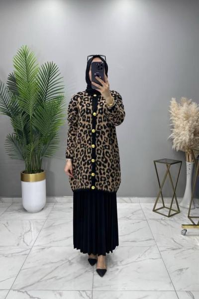 Atiye Yumoş Hırka Siyah