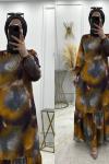 Batik Desen Elbise-Hardal