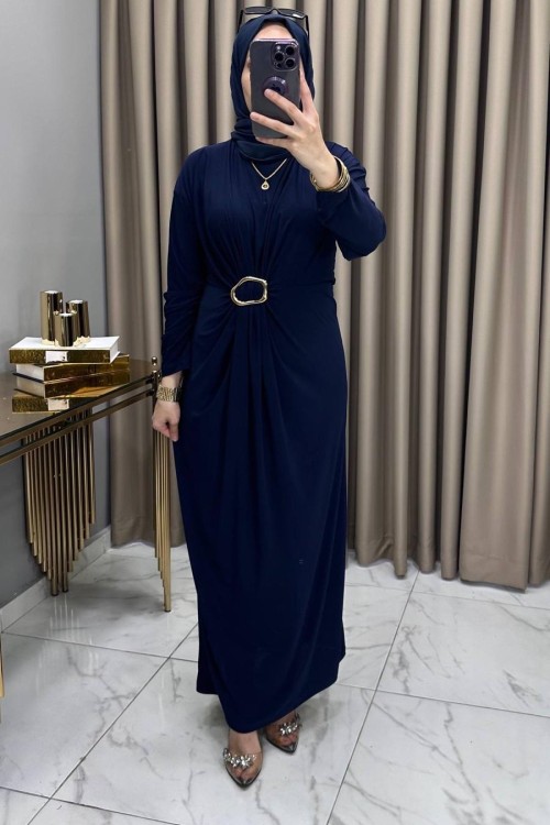Bircan Elbise Lacivert