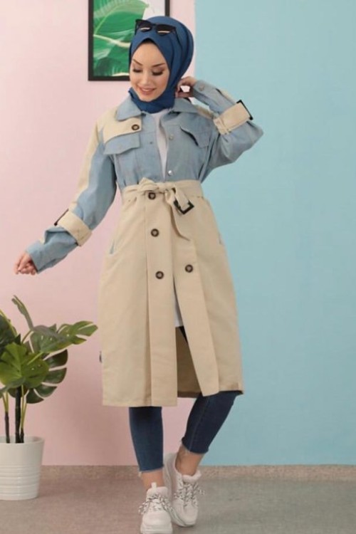 Bondik Jean Detaylı Trenç