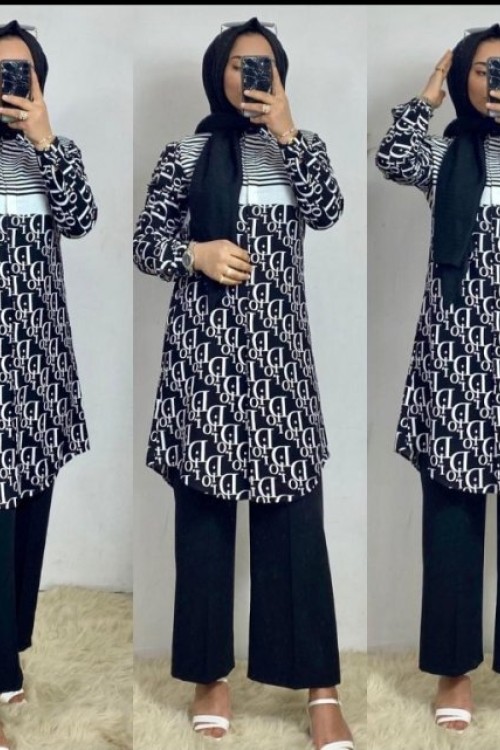 Gömlek Pantolon Takım Siyah