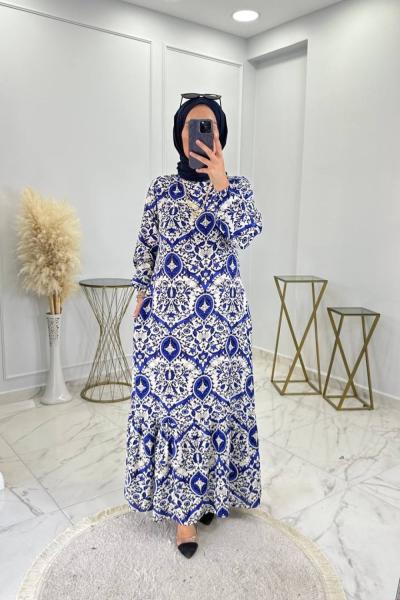 Gülçin Elbise Lacivert