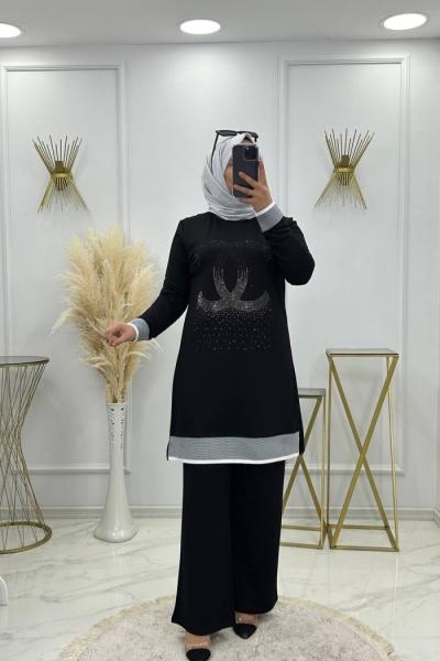 Hüsna Takım Siyah
