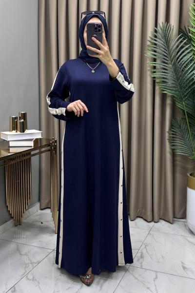 İlknur Elbise Lacivert