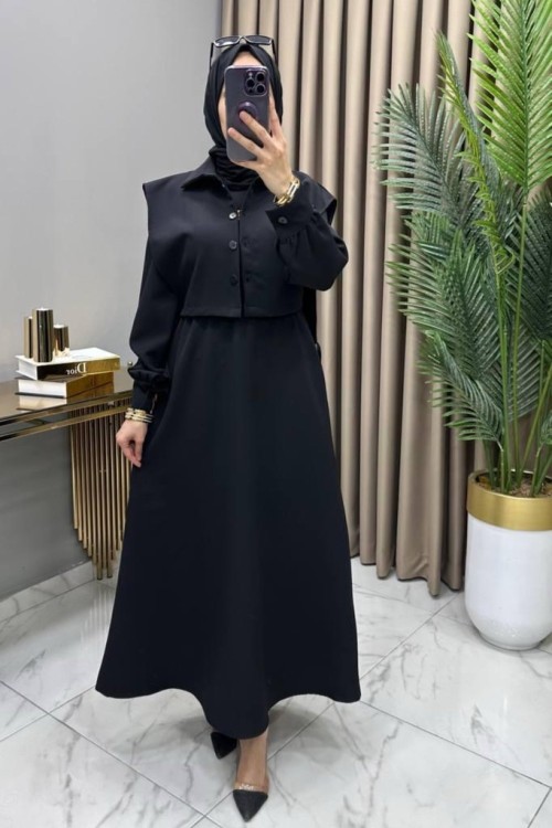 Irmak İkili Takım Siyah