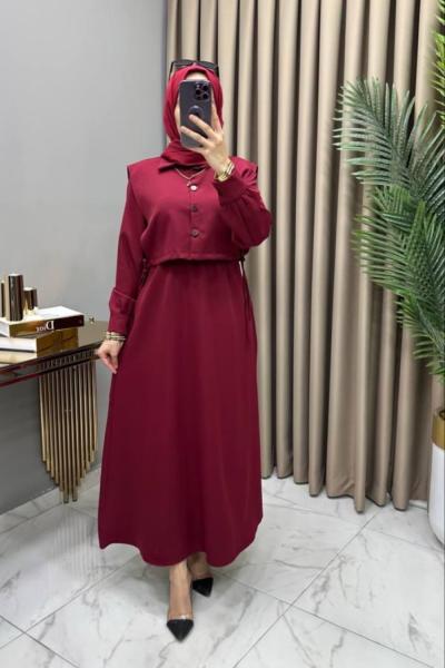 Irmak İkili Takım Bordo