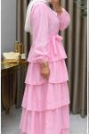 Katkat Elbise Pembe