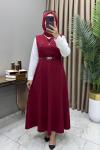 Kemerli Jile Bordo