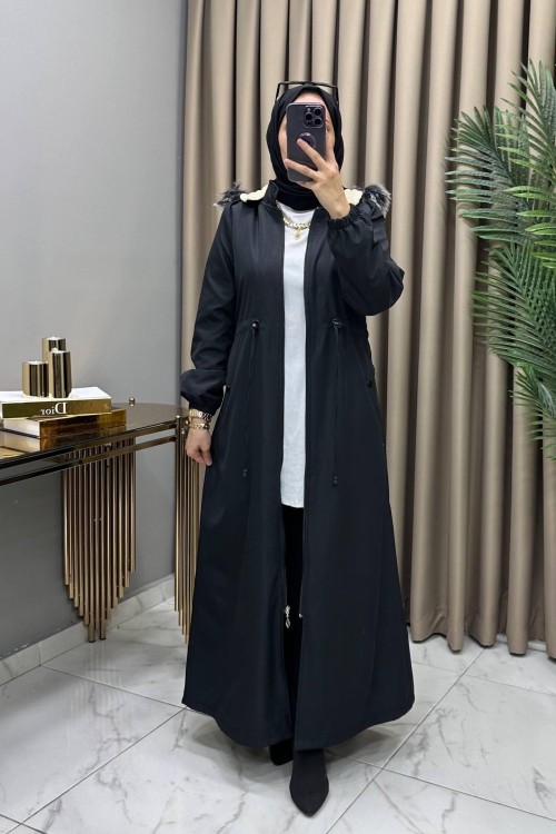 Kışlık Parka Mont Siyah
