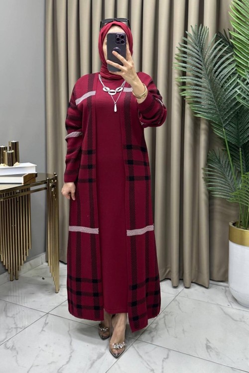 Lavanya Takım Bordo