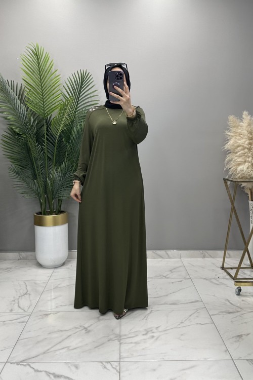 Menekşe Elbise Haki