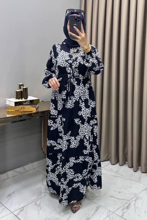 Merve Elbise Lacivert