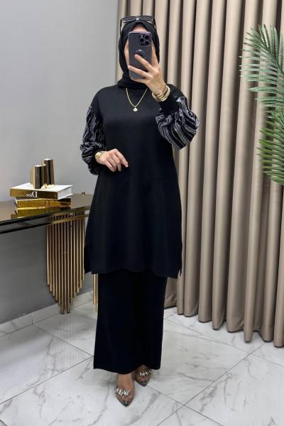 Müjgan Triko Takım Siyah