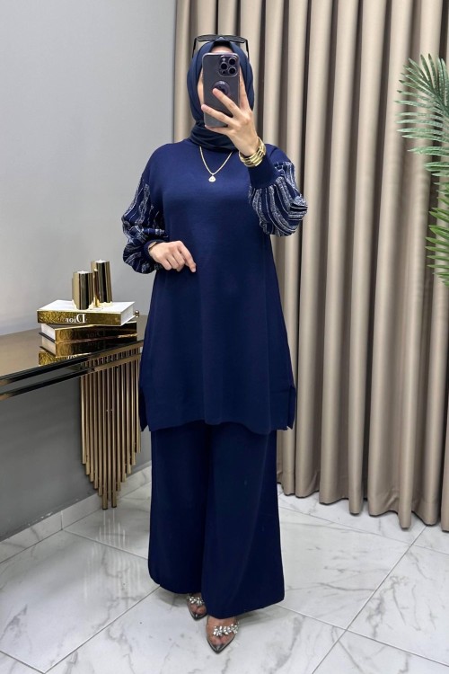 Müjgan Triko Takım Lacivert