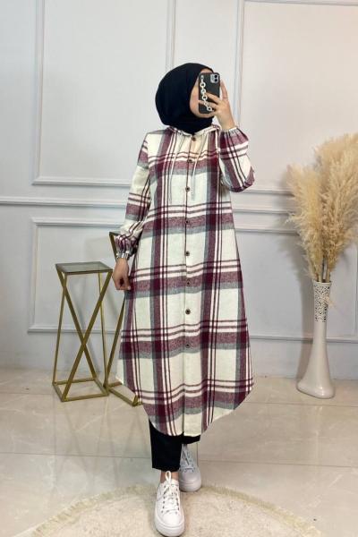 Nadide Oduncu Kap Bordo