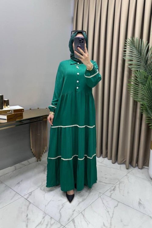 Nehir Elbise Zümrüt