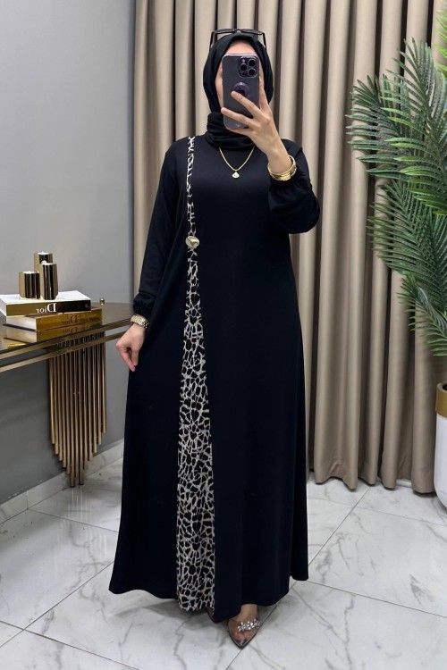 Nilüfer Elbise Leopar
