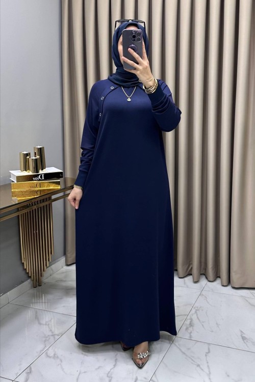 Özlem Elbise Lacivert