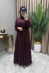 Pelin Elbise Saks Mürdüm