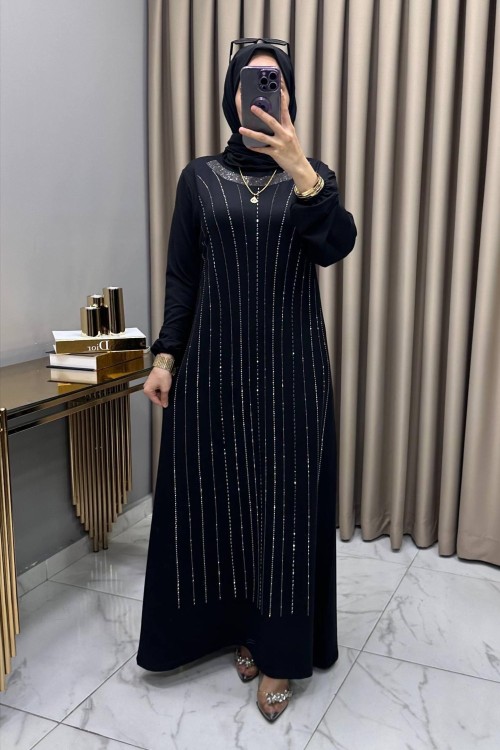 Reyhan Abiye Elbise Siyah