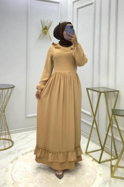 Safiye Elbise Hardal