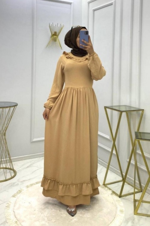 Safiye Elbise Hardal