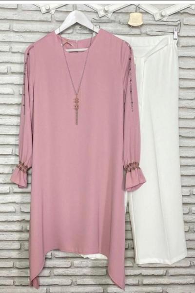 Şangal İpek Takım Pudra