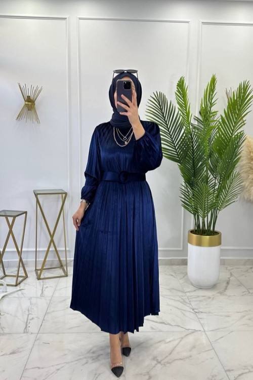 Şeyda Elbise Lacivert