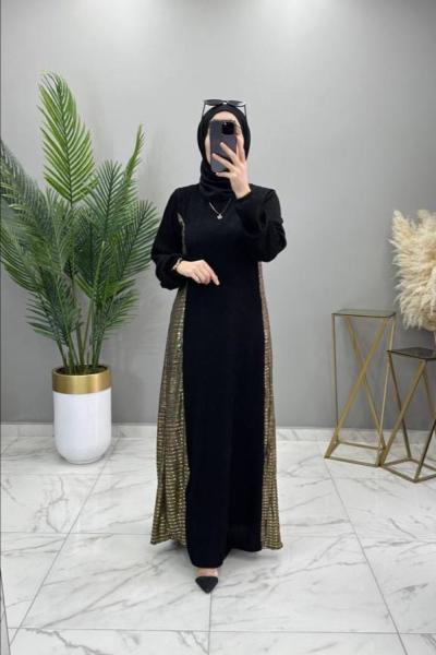 Seyran Abiye Elbise Gold