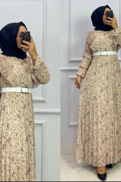 Şifon Elbise Bisküvi