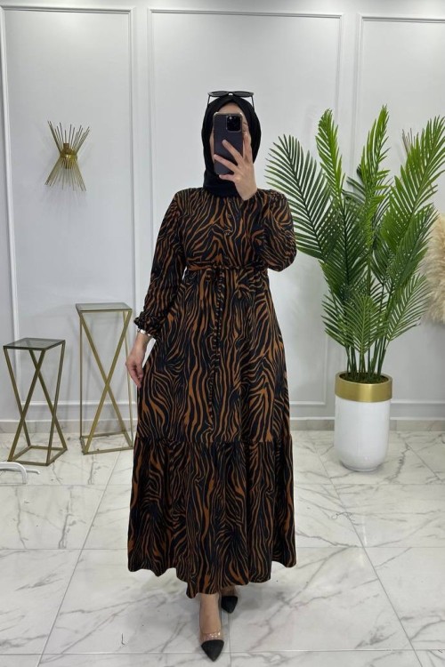 Şimal Elbise Kahverenk