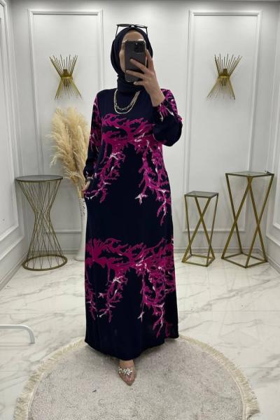 Ezgi Elbise -Lacivert