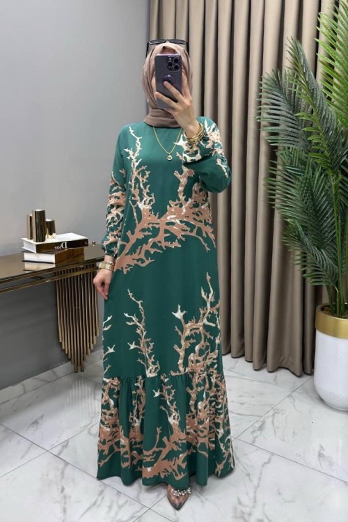 Şimşek Elbise Yeşil