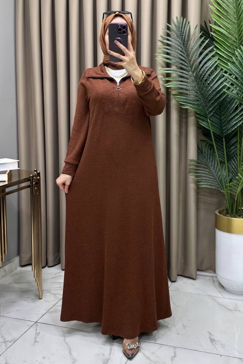 Tülin Elbise Kahve
