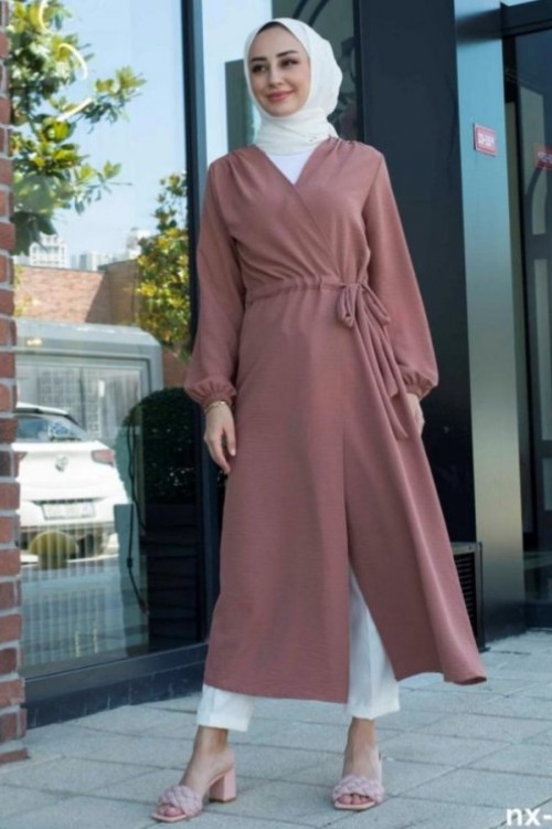 Tünel Bağcıklı Kap Gül