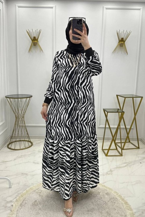 Yasemin Elbise Siyah