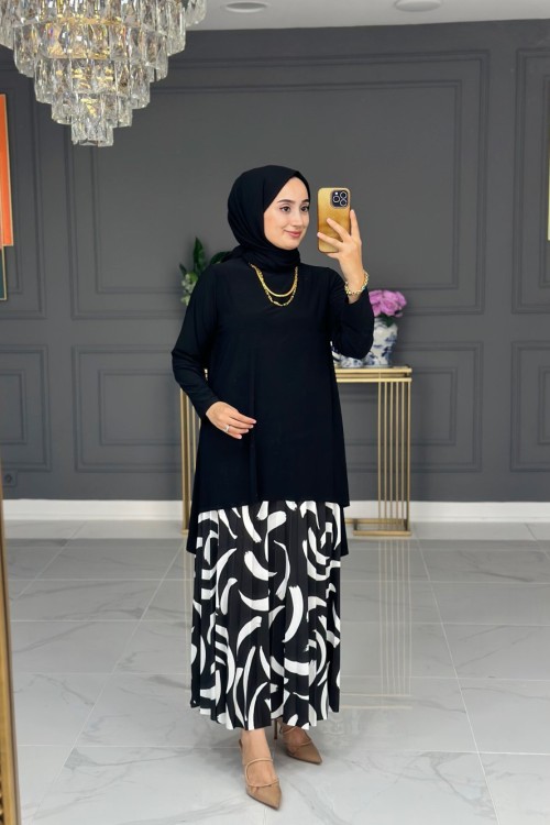 Ahsen Etekli Takım - Siyah