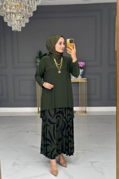 Ahsen Etekli Takım - Haki