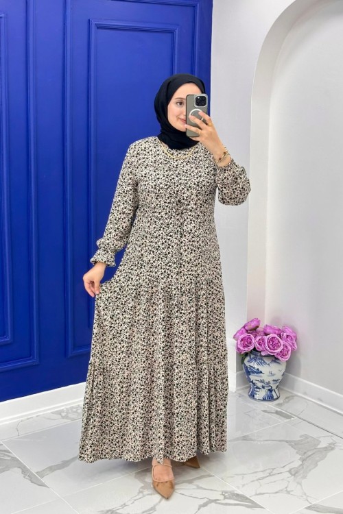 Aslıhan Elbise - Krem