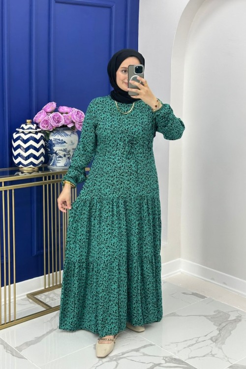 Aslıhan Elbise - Yeşil