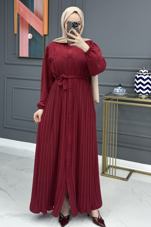 Aybeniz Elbise - Bordo