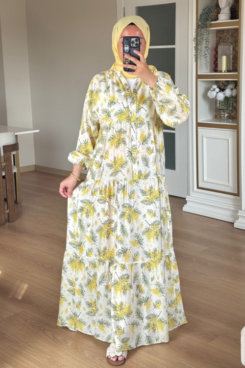 Aydilge Elbise - Sarı