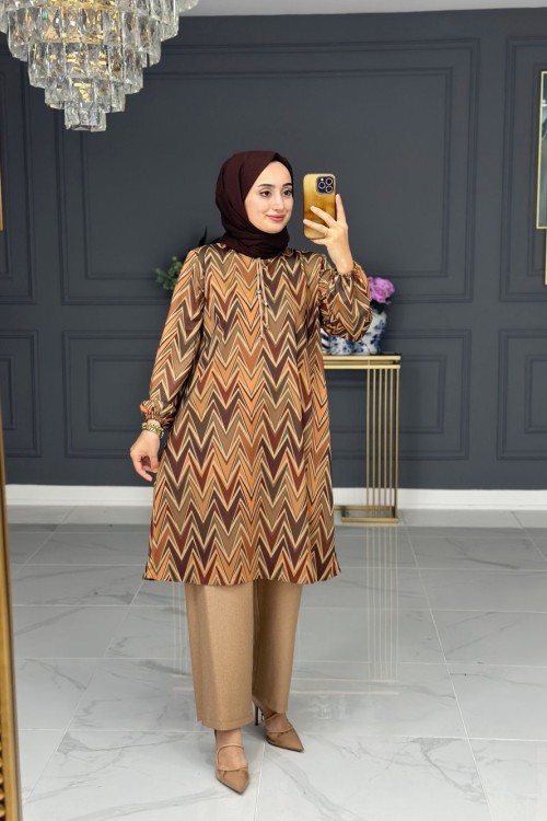 Bedriye takım - kahve