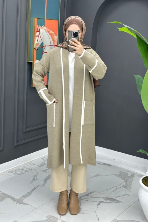 Best Triko Hırka - Vizon