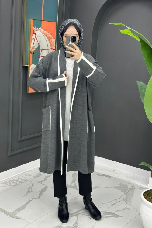 Best Triko Hırka - Gri