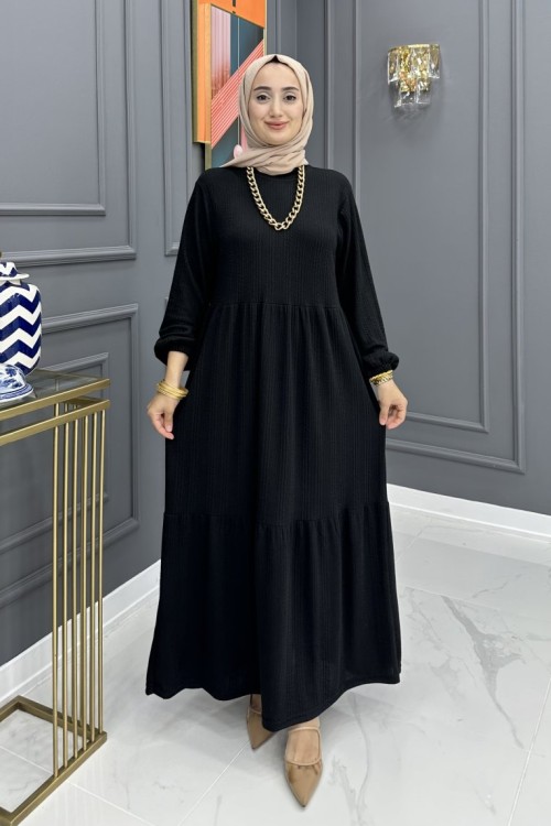 Bilge Elbise - Siyah